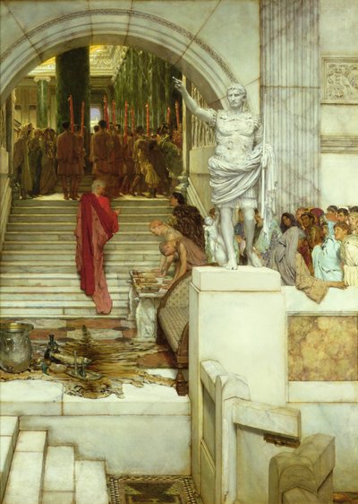 Efter audiensen, 1879 av Lawrence Alma Tadema